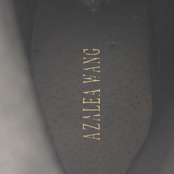 Azalea Wang Y2K Platform Boots Patent Leather Combat Sparkle Womens Size 10 - Picture 2 of 9